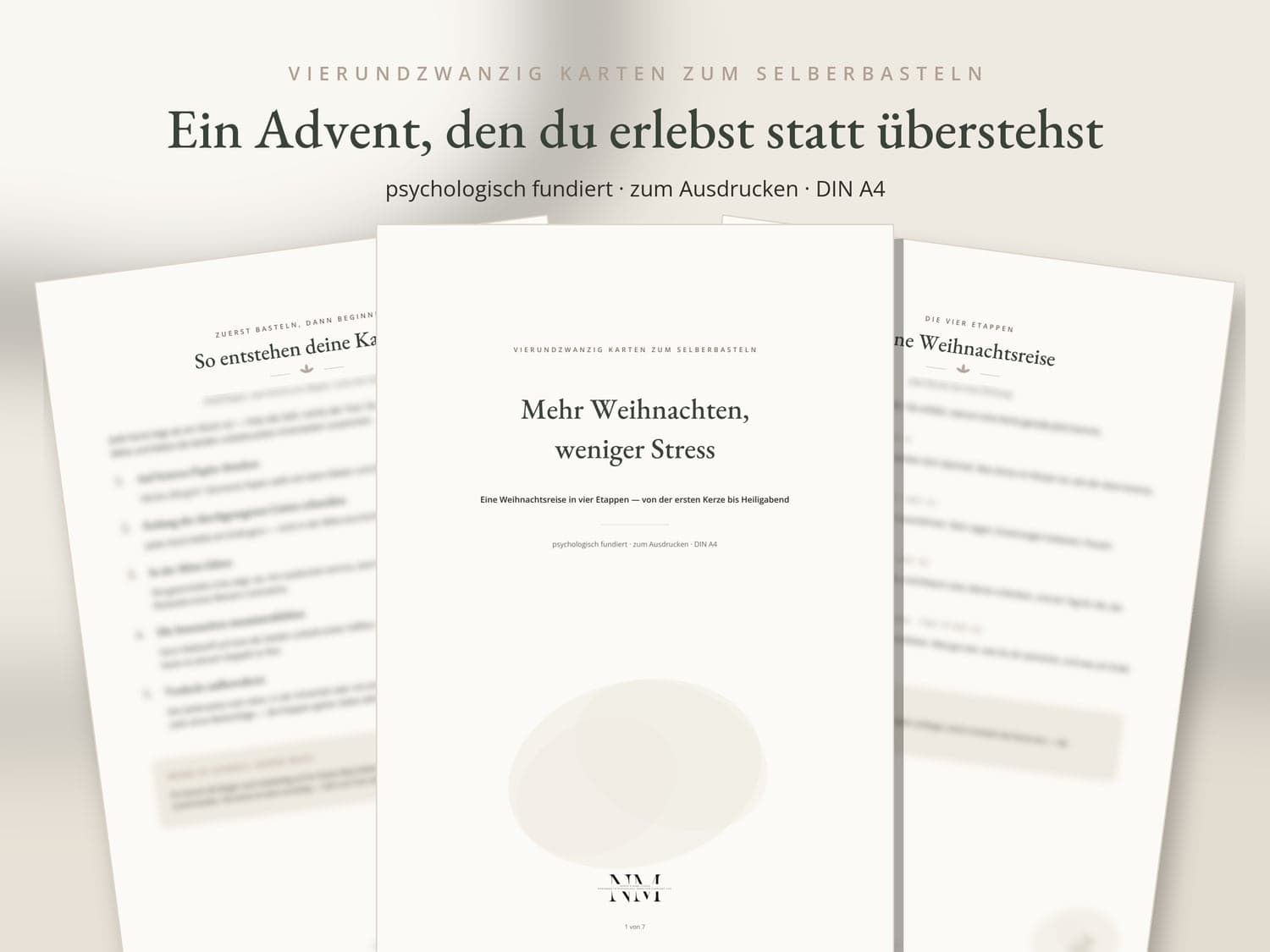 Adventskalender — Was du bekommst