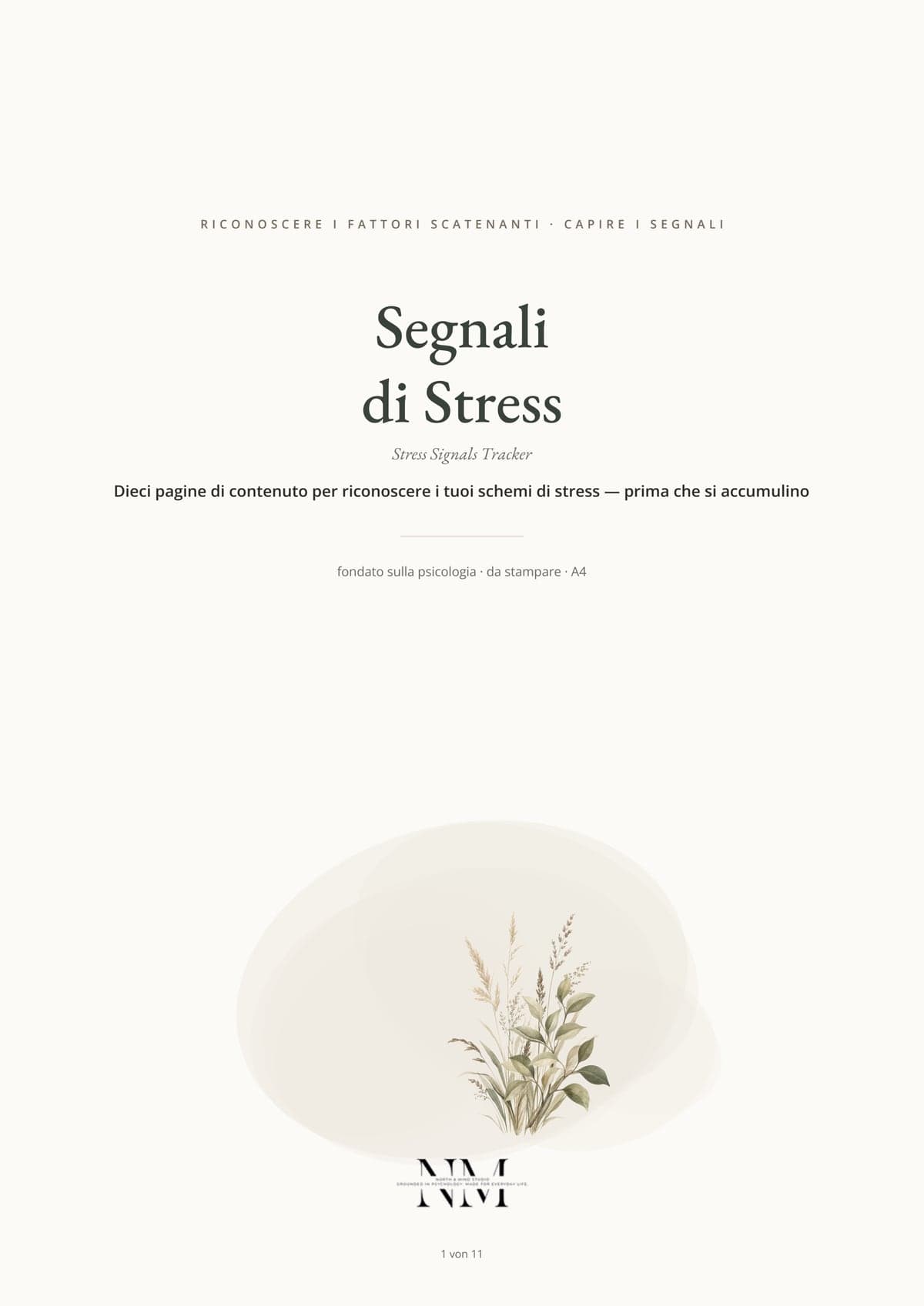 Tracker dei segnali di stress
