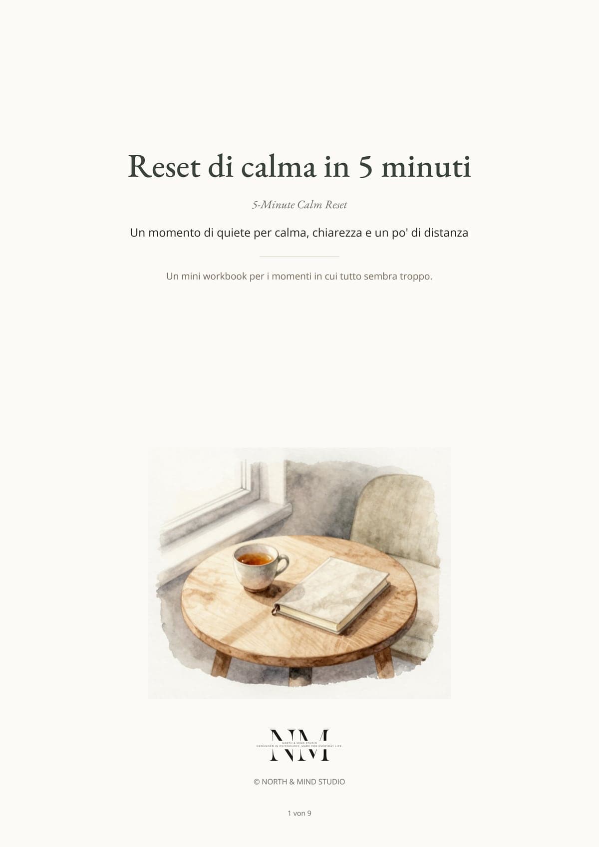 Cinque minuti di calma