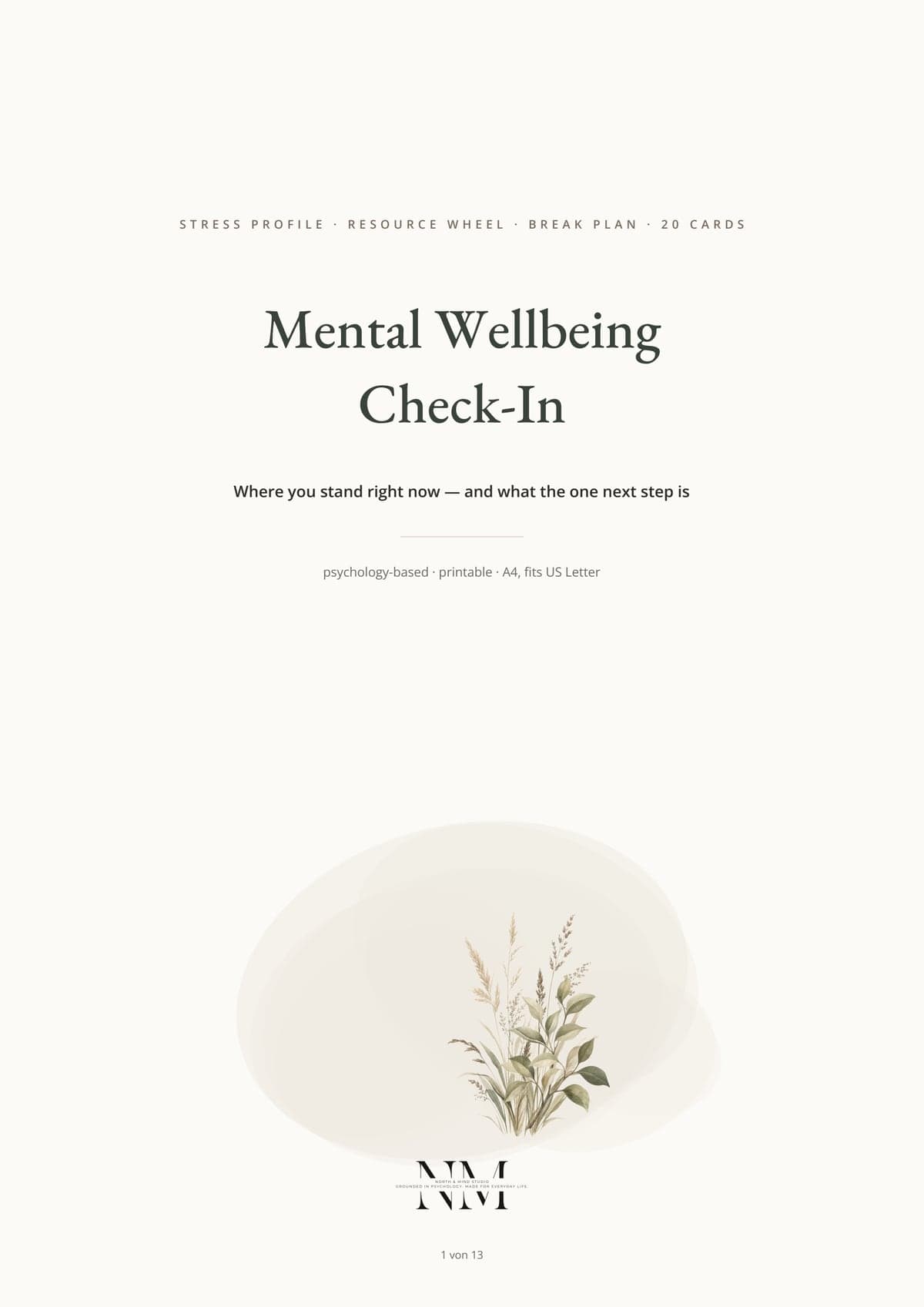 Mental Wellbeing Check-In