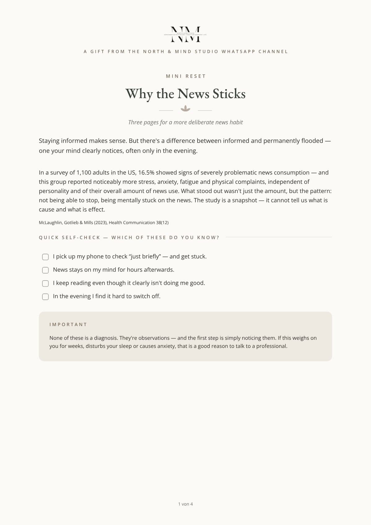 The News Pause