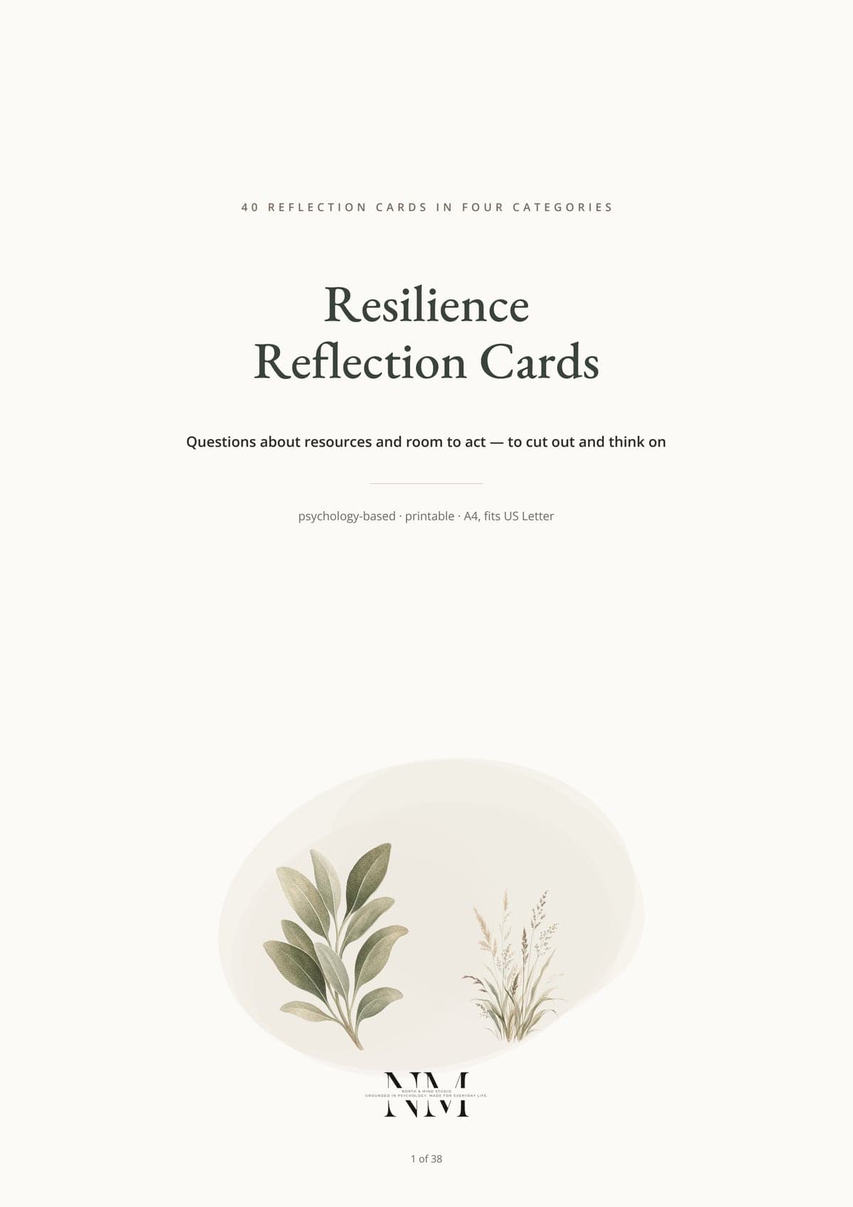 Resilience Reflection Cards