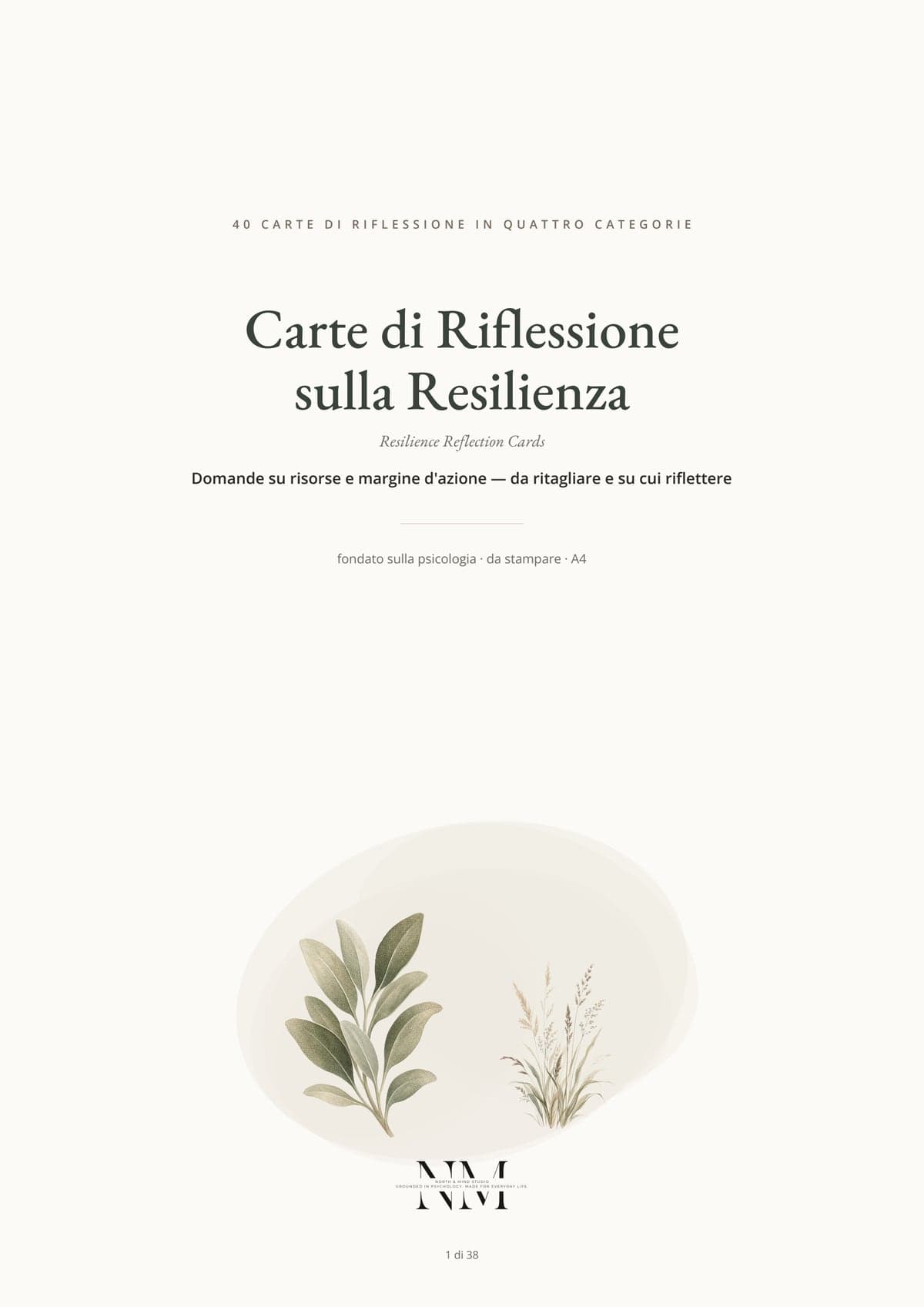 Carte di riflessione sulla resilienza