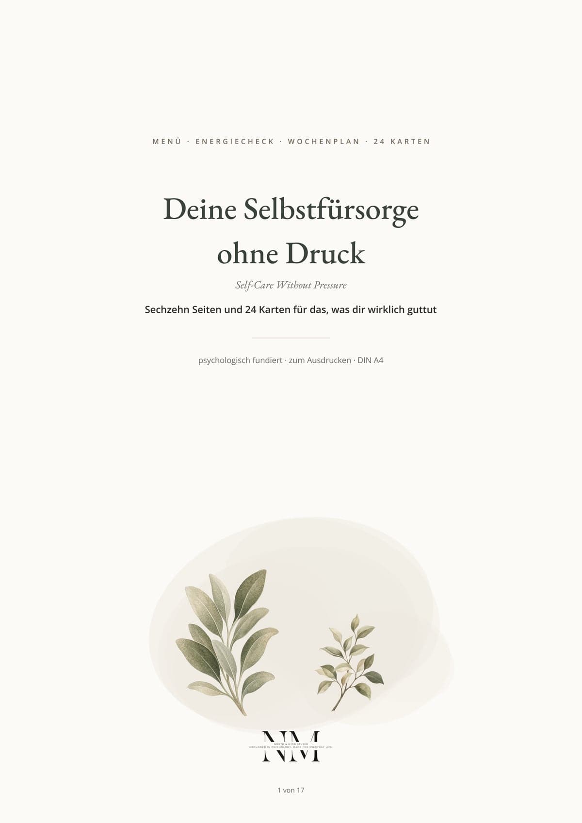 Selbstfürsorge ohne Druck