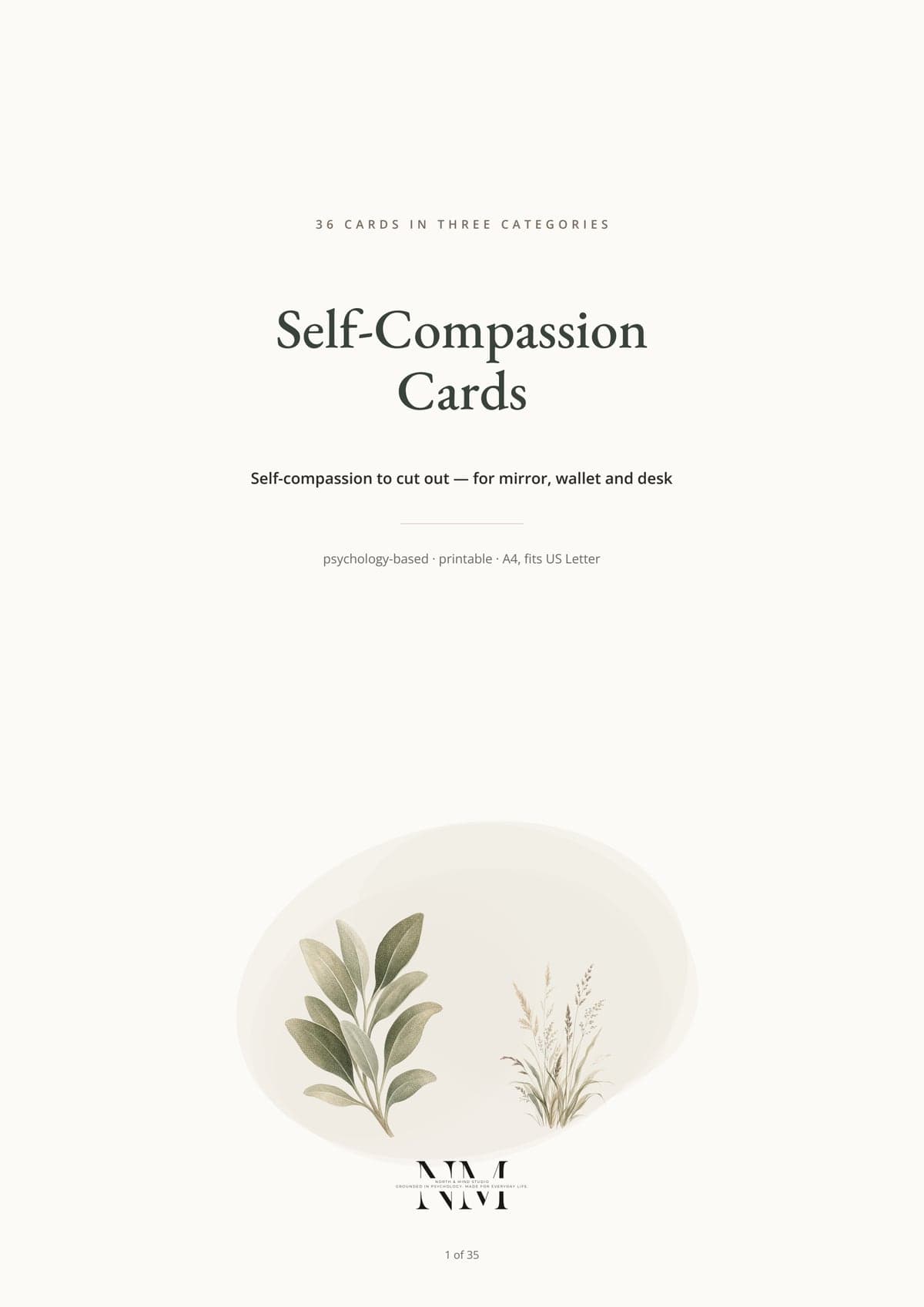 Self-Compassion Cards