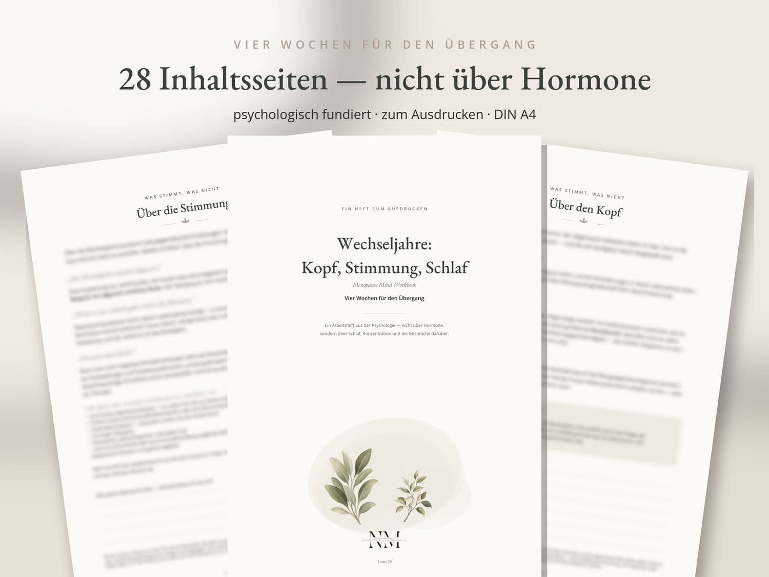 Wechseljahre: Kopf, Stimmung, Schlaf — Was du bekommst