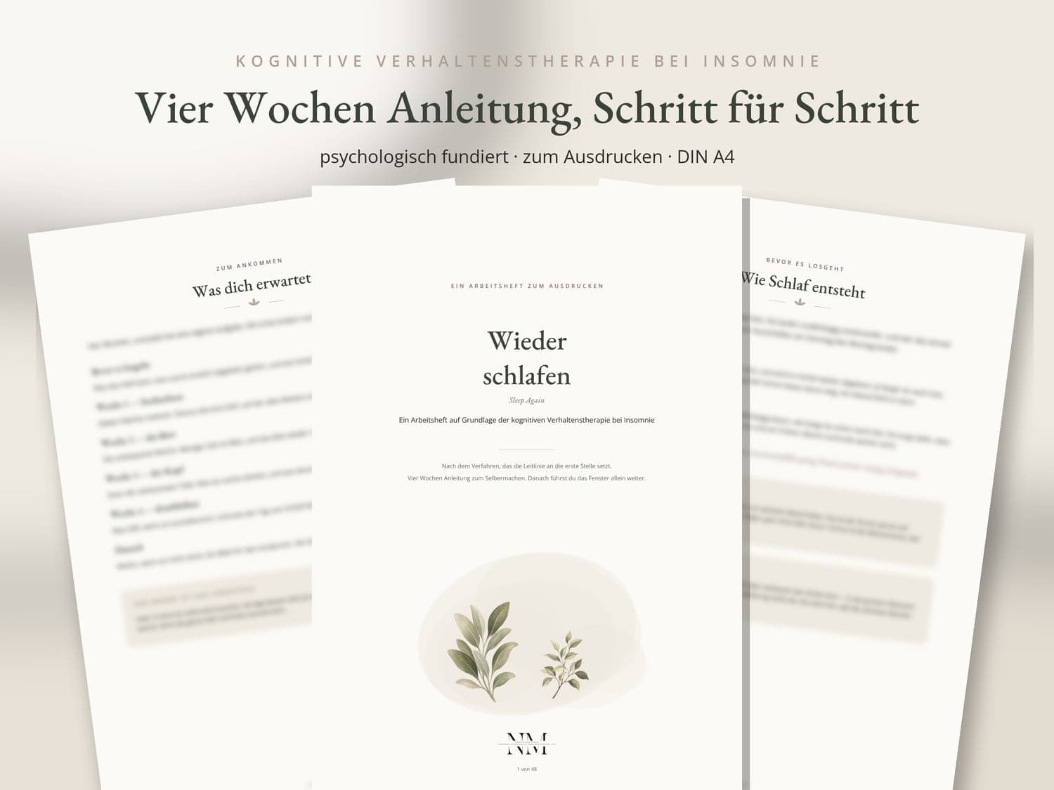 Wieder schlafen — Was du bekommst